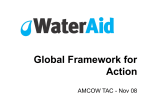 Global Water Aid: Framework for Action