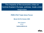 PERC-ITUC Trade Union Forum Minsk 26