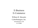 E-Business E-Commerce - CyberStrategies, Inc