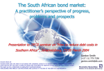 “How to reduce debt costs in Southern Africa” , Johannesburg, 25/26