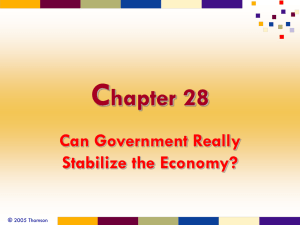 Can Government Really Stabilize the Economy?