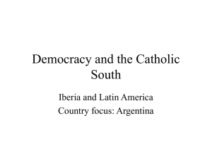 Democracy and Latin America