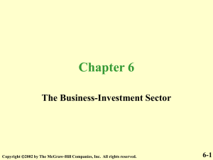 Powerpoint Chapter 6 - The Business