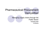 Pharmaceutical Procurement Demystified