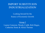 import substition industrialization