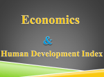 Economics and HDI
