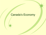 Canada`s Economy - mrsswansonsclass