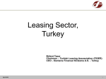 Special Reference: Turkish Leasing Sector