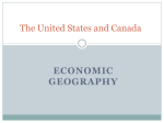 US and Canada PPT (Econ Geo)