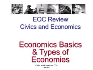 06- Economics and Types of Economies