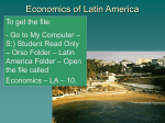 Economics of Latin America