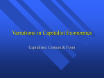 Variations in Capitalist Economies