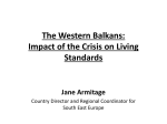 Impact of the crisis in ECA on poverty and vulnerability