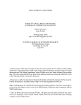 NBER WORKING PAPER SERIES SUBJECTIVE WELL-BEING AND INCOME: Betsey Stevenson