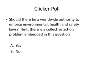 Clicker Poll