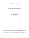 NBER WORKING PAPER SERIES SOME SIMPLE ANALYTICS OF SCHOOL QUALITY