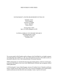 NBER WORKING PAPER SERIES SUSTAINABILITY AND THE MEASUREMENT OF WEALTH Partha Dasgupta