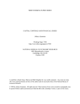 NBER WORKING PAPER SERIES CAPITAL CONTROLS AND FINANCIAL CRISES Joshua Aizenman Working Paper