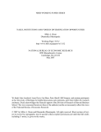 NBER WORKING PAPER SERIES TAXES, INSTITUTIONS AND FOREIGN DIVERSIFICATION OPPORTUNITIES Dhammika Dharmapala