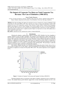 IOSR Journal of Economics and Finance (IOSR-JEF)