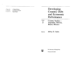 Country Debt Economic Developing and