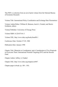 This PDF is a selection from an out-of-print volume from... of Economic Research