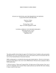 NBER WORKING PAPER SERIES FINANCIAL FRICTIONS AND THE PERSISTENCE OF HISTORY: