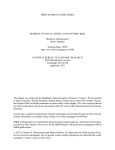 NBER WORKING PAPER SERIES BUBBLES, FINANCIAL CRISES, AND SYSTEMIC RISK Martin Oehmke