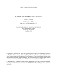 NBER WORKING PAPER SERIES ON THE MACROECONOMICS OF ASSET SHORTAGES