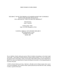 NBER WORKING PAPER SERIES SETTING THE RECORD STRAIGHT ON
