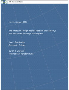 The Impact of Foreign Interest Rates on the Economy: