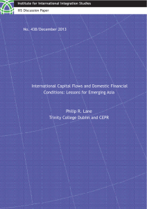 International Capital Flows and Domestic Financial Conditions: Lessons for Emerging Asia