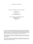 NBER WORKING PAPER SERIES EXTERNAL ADJUSTMENT AND THE GLOBAL CRISIS