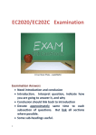 EC2020/EC202C   Examination