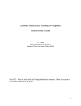 Economic Freedom and Financial Development: International Evidence