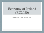 Economy of Ireland (EC2020) Tutorial 2 – MT Term Teaching Week 4