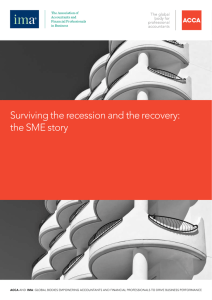 Surviving the recession and the recovery: the SME story