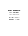A Special Arab Roundtable Executive Summary