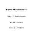 Institute of Actuaries of India Subject CT7 – Business Economics