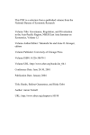 This PDF is a selection from a published volume from the National Bureau of Economic Research Volume Title: Governance, Regulation, and Privatization