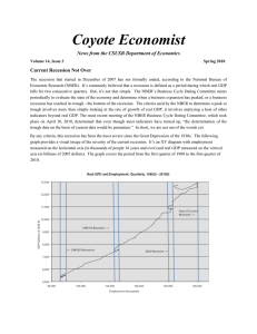 Coyote Economist  News from the CSUSB Department of Economics