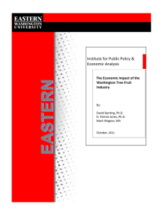 Institute for Public Policy &amp; Economic Analysis The Economic Impact of the