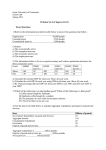 Problem Set 4 (Chapters 10-11) Essay Questions Izmir University of Economics