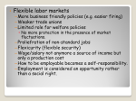 Flexible labor markets