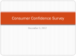 Consumer Confidence Survey December 3, 2012