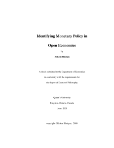 Identifying Monetary Policy in Open Economies