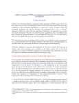 Chinese and American officials considered China’s accession to WTO a... two main reasons. From the diplomatic point of view, both... China’s accession to WTO: its consequences on income distribution and