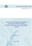 The Interaction Between Monetary and Fiscal Policies in Turkey: Model