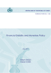 Financial Stability and Monetary Policy  Erdem BAŞÇI Hakan KARA
