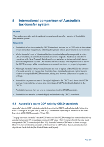 5 International comparison of Australia’s tax-transfer system